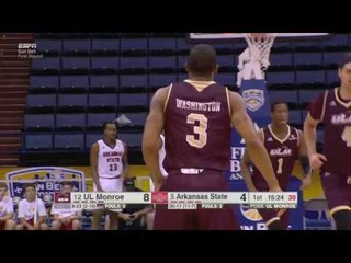 2017 Sun Belt Conference Basketball Championship: Game 2 Highlights ULM vs Arkansas State