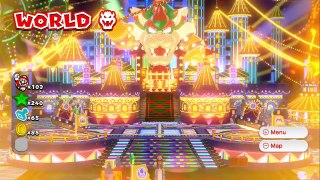 Super Mario 3D World - Part 22 HD - 100% Final Boss and Ending - World 8-Castle - The Great Tower of Bowser Land