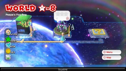 Super Mario 3D World - Part 30 HD - 100% Walkthrough - World Star-8 - Peppa's Fog Bog