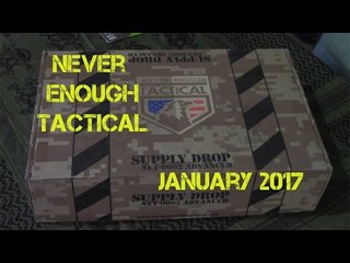 Never Enough Tactical January 2017 box