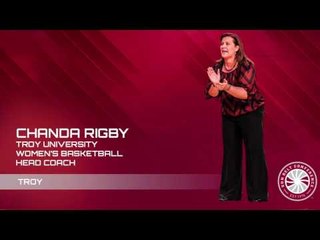Sun Belt Post Season WBB Teleconference: Troy Head Coach Chanda Rigby
