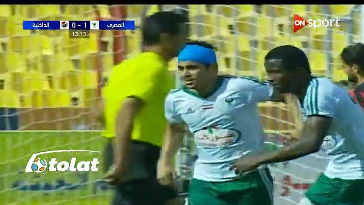 اهداف مباراة المصرى والداخلية (2-1) الدورى المصرى