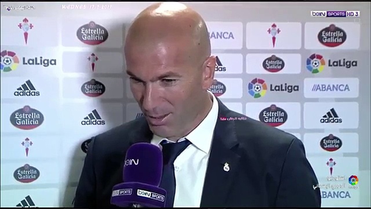 زين الدين زيدان  تعليق ناري لـ إقتراب - ريال مدريد - من الفوزبـ بطولة الدوري الأسباني 2017 -