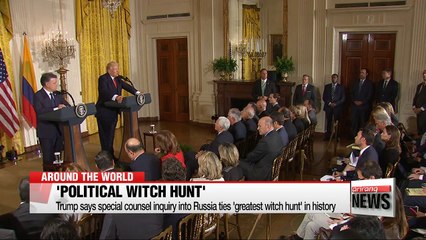 Trump says special counsel inquiry into Russia ties 'greatest witch hunt' in history
