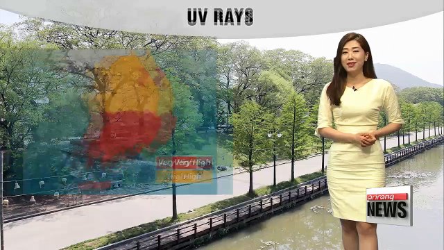 Hotter than yesterday with strong UV rays