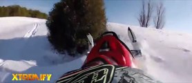 Winter Snow Mobile FAILS GoPro POV 2016 - Extreme Avalanches