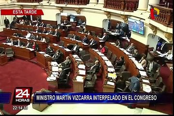 Ministro Martín Vizcarra respondió por más de tres horas sobre caso Chinchero