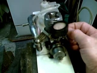 moteur rc au banc d'éssai