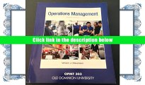 Adiobook  Operations Management (OPMT 303 Custom Old Dominion University) FULL [FREE]