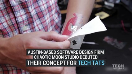 Electric paint temporary tattoos of DesignsMag