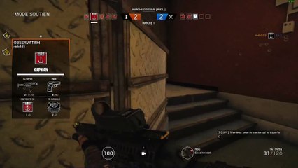Tom Clancy's Rainbow Six: Montagne accidentally tricked (my brother pressed the wrong button).
