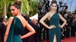 CANNES 2017  Deepika Padukone in a Sexy Thigh High Slit Green Gown Day 2 #LifeAtCannes