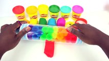 DIY How To Make Play Doh Giant PacMan Popsicles Modelling Clay Learn Colors