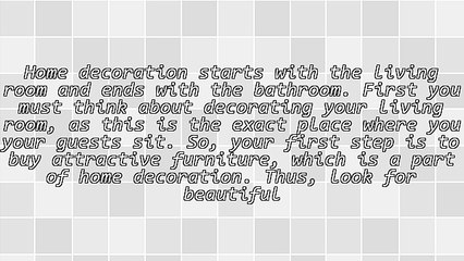 Find Simple Ideas for Home Decoration!