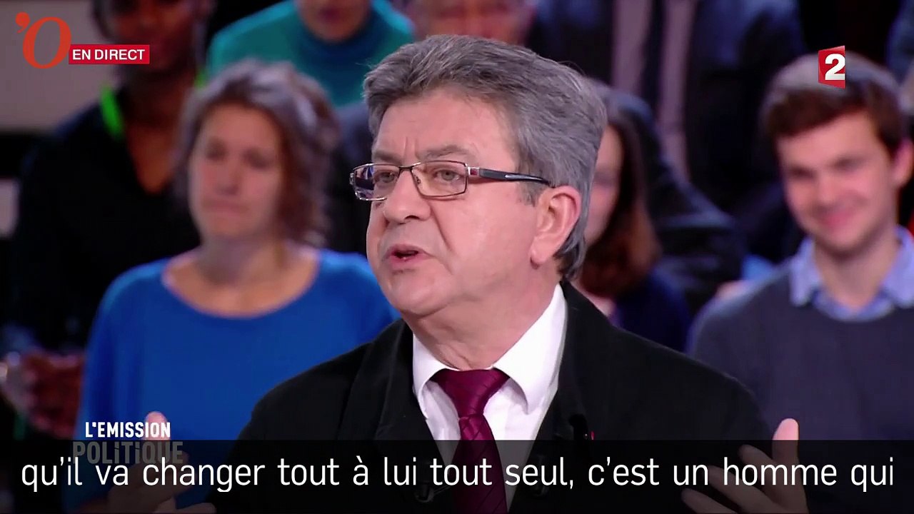 Jean-Luc Mélenchon ironise sur «la naïveté» de Nicolas Hulot