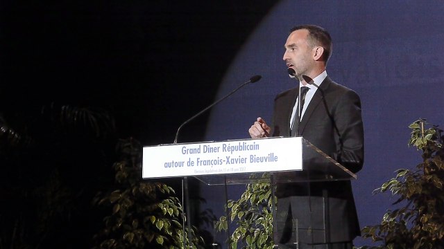 Grand dîner républicain autour de François-Xavier Bieuville - Discours de Patrice Pinard suppléant