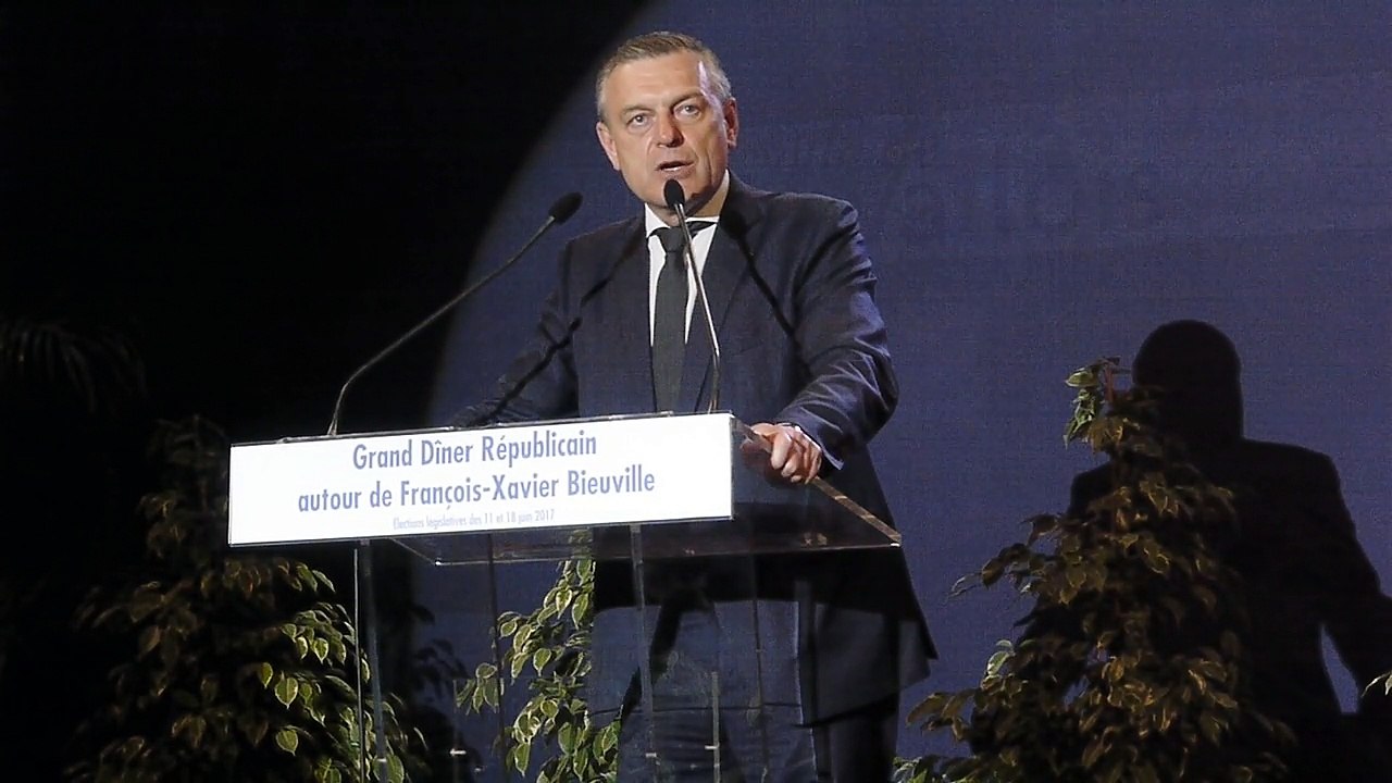 Grand dîner républicain autour de François-Xavier Bieuville - Discours de François-Xavier Bieuville candidat