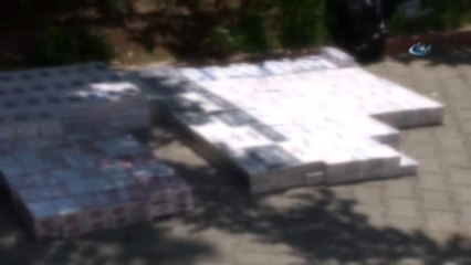 Baskın Yapılan Evde 7 Bin 830 Paket Kaçak Sigara Ele Geçirildi
