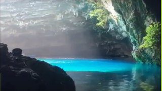 Exploring Magical Sea Cave In Greece. FOLLOW ME FOR MRE