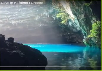 Exploring Magical Sea Cave In Greece. FOLLOW ME FOR MRE