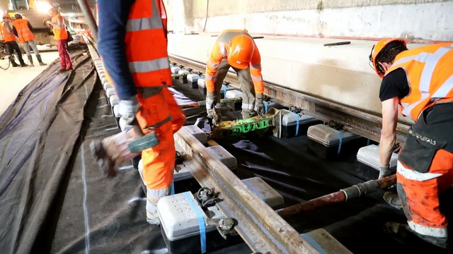 Annemasse : les premiers rails du chantier du Ceva ont été posés