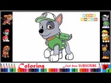 Nursery Rhymes ♫ Paw Patrol Coloring ♫  Kids Games