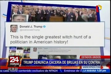EEUU: Donald Trump denuncia cacería de brujas en su contra