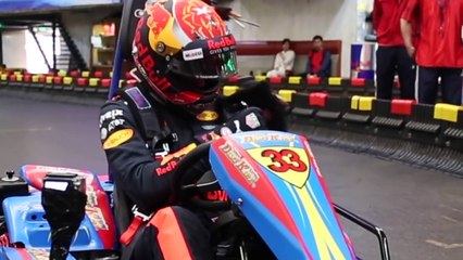 Max Goes Karting In Shanghai