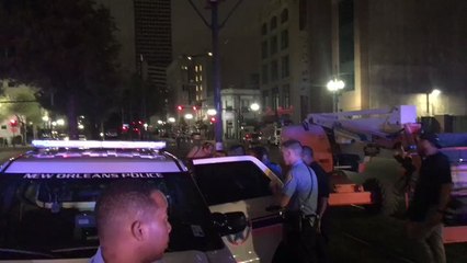 Man Arrested at Protest Before Removal of Robert E Lee Statue
