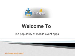 The popularity of mobile event apps