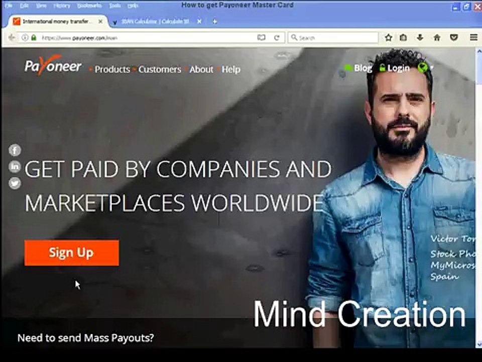 How to get Payoneer Master Card 2017 Pakistan_India