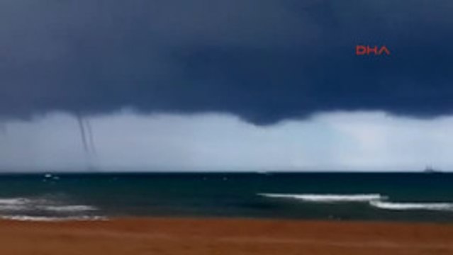 Antalya - Denizde Oluşan 4 Hortum Panik Yarattı