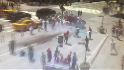 İşte ABD'deki o kazanın görüntüleri