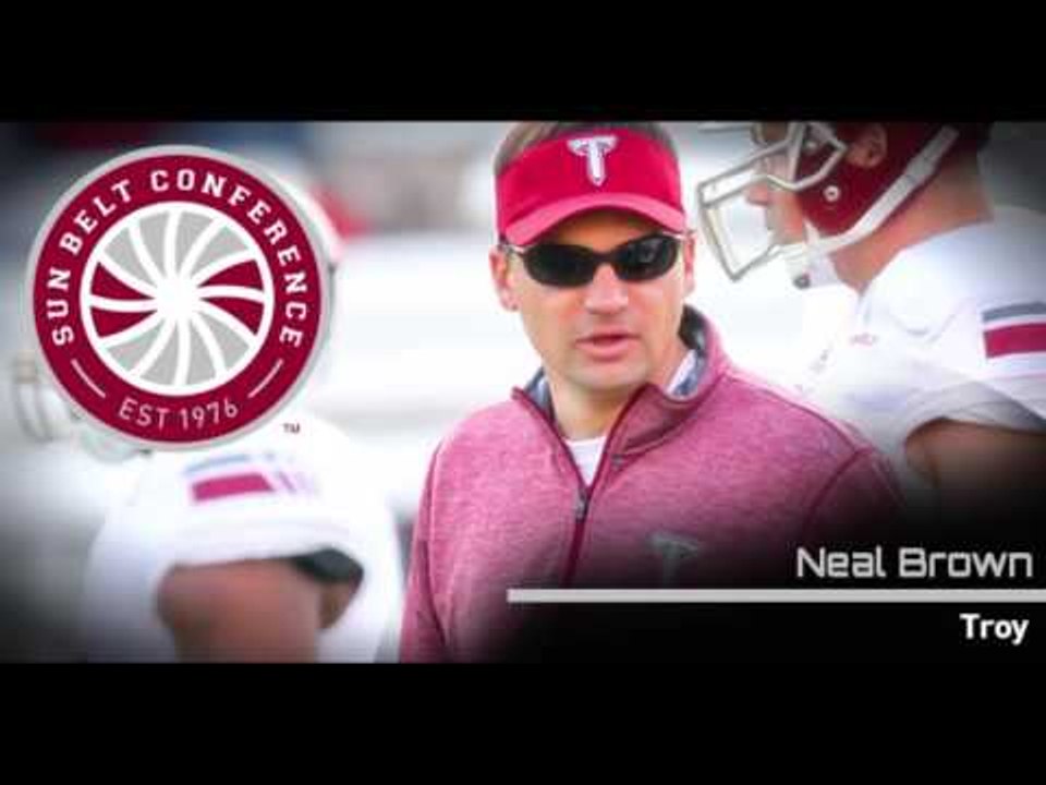10/3/16 Sun Belt Football Media Teleconference:  Troy Head Coach Neal Brown