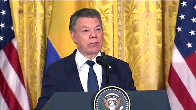 Juan Manuel Santos complacido por apoyo del Congreso de EE.UU a paz de Colombia