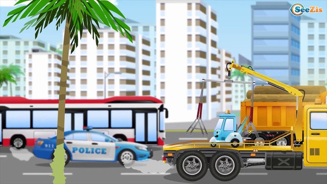 Compilation: Сamions benne, tracteur, grue | les véhicules constructeurs | Les Voitures de la Ville