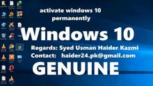 Activate windows 10 Free