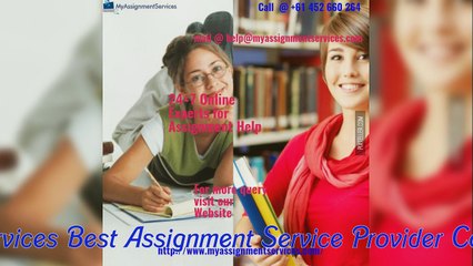 My Assignment Services Best Assignment Provider Company