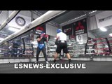 floyd mayweather reaction to conor mcgregor sparring video - EsNews Boxing