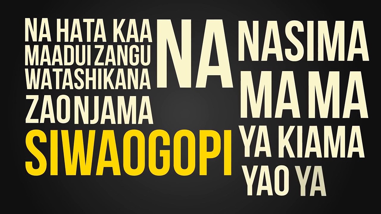 Nyashinski - Mungu Pekee (Official Lyric Video)