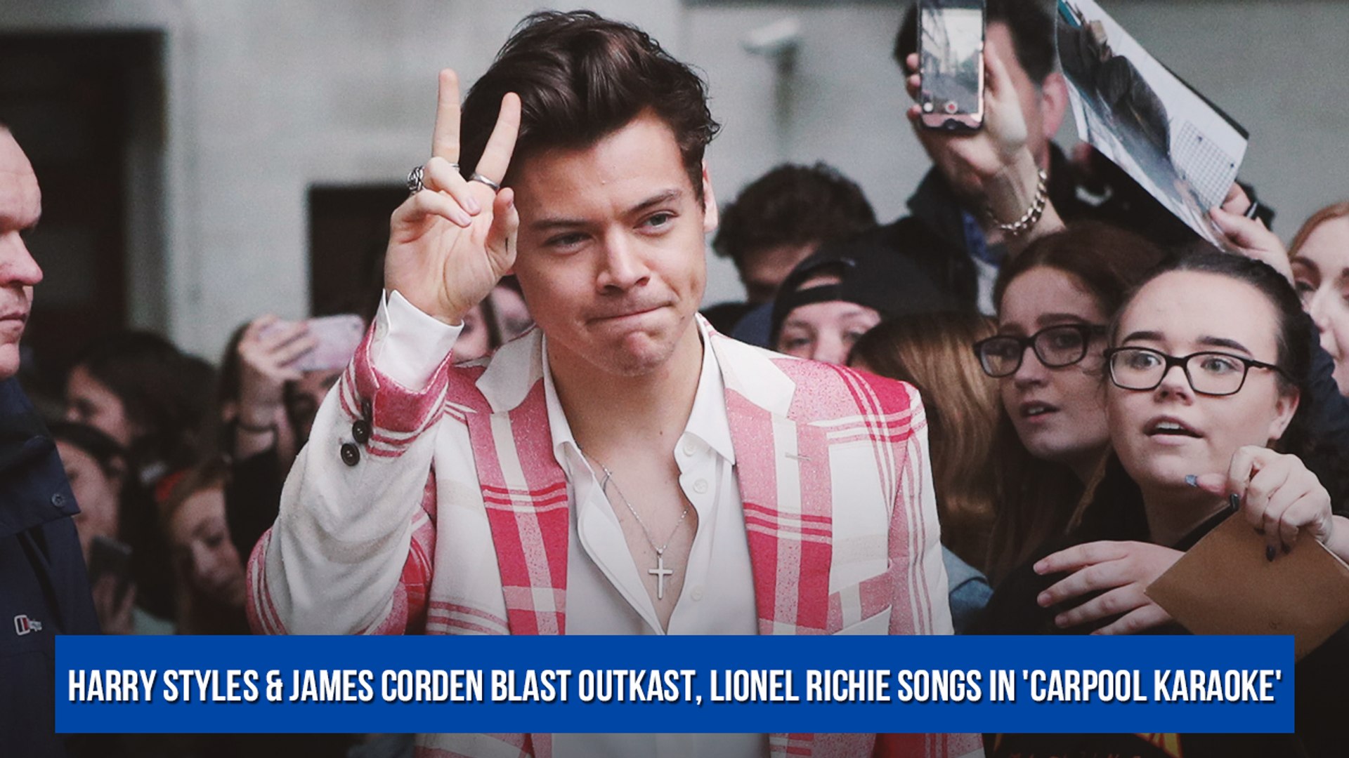 ⁣Harry Styles & James Corden Blast OutKast, Lionel Richie Songs in 'Carpool Karaoke'