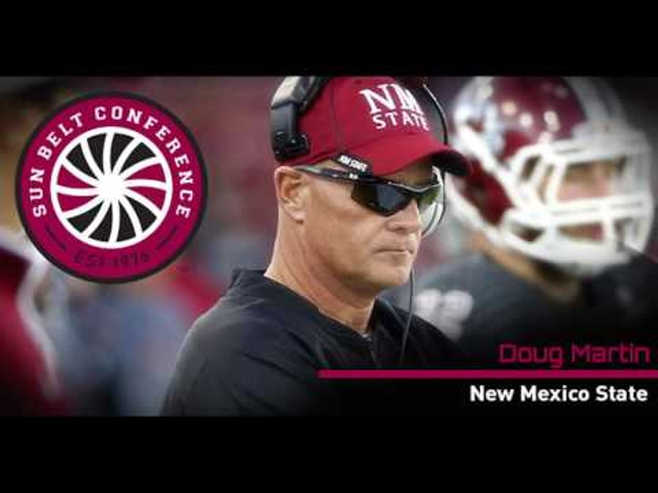 9/19/16: Sun Belt Conference Media Teleconference : New Mexico State Head Coach Doug Martin