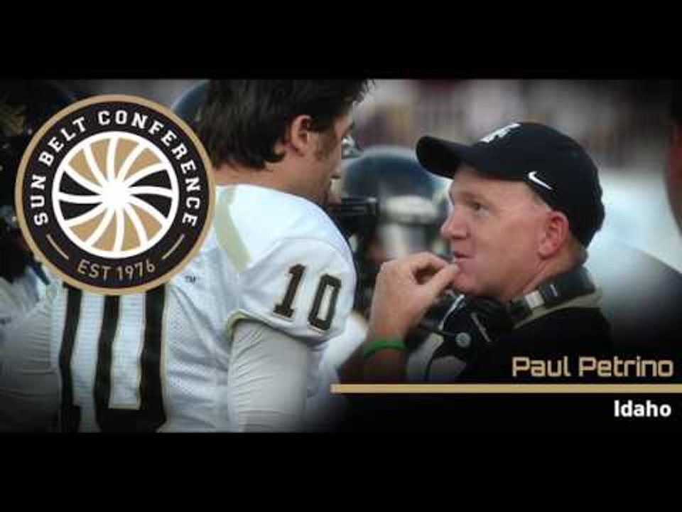 Sun Belt Football Media Teleconference - Idaho Head Coach Paul Petrino