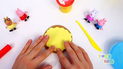 [Play-doh] Peppa Pig Play Doh Pizza How to Make Play Doh Food