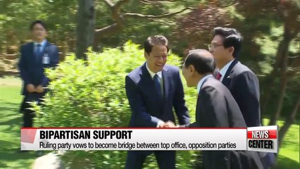 Political parties welcome President Moon Jae-in's efforts to step up communication