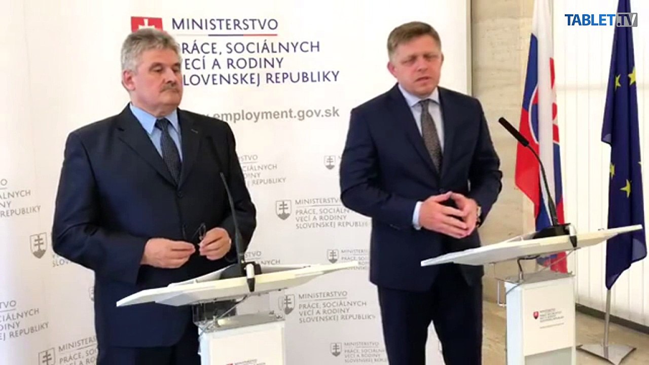 ZÁZNAM: PREMIÉR: Naším cieľom je dosiahnuť čo najrýchlejšie 6-% nezamestnanosť