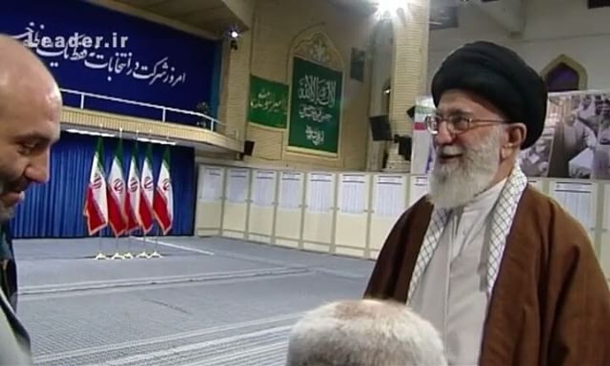 Supreme Leader Ayatollah Khamenei Casts Ballot in Iranian Presidential Election