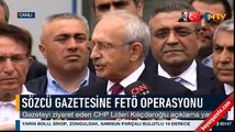 CHP lideri Kılıçdaroğlu, Sözcü gazetesinde