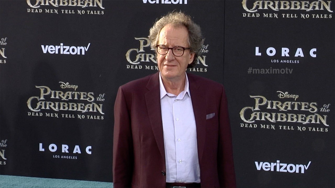 Geoffrey Rush "Pirates of the Caribbean Dead Men Tell No Tales" US Premiere