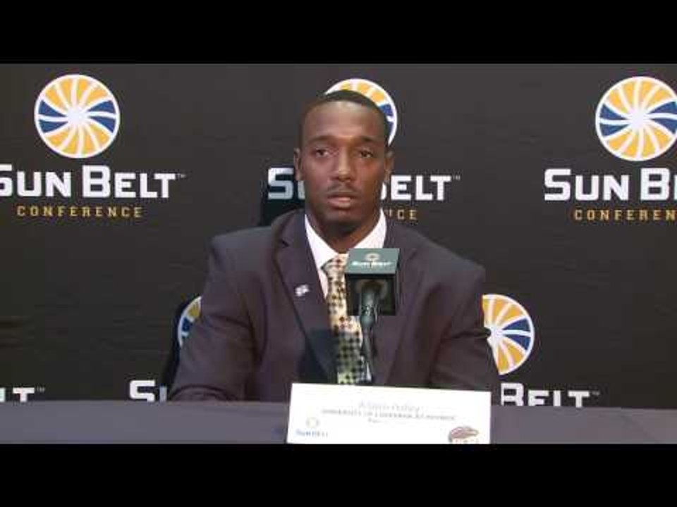 2016 Sun Belt Conference Football Media Day: UL Monroe's AJalen Holley